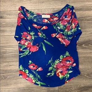 Abercrombie and Fitch floral mid length top